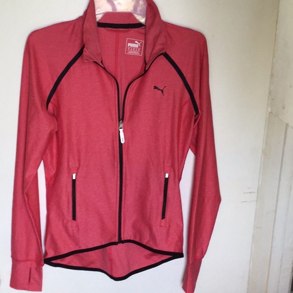 Rose red Puma Jacket in small.